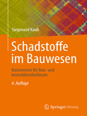 cover image of Schadstoffe im Bauwesen